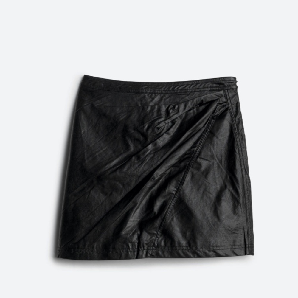 Free People Fake Out Faux wrap Mini Skirt Size 0